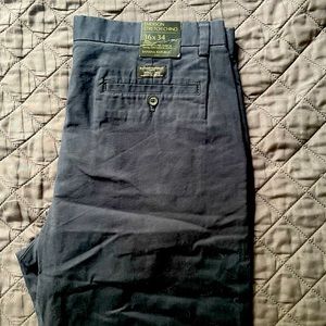 Men’s Banana Republic Emerson Stretch Chino Pants Size 36x34 Navy